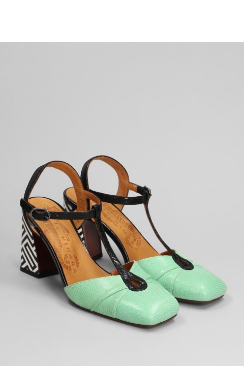 Chie Mihara Shoes for Women Chie Mihara Obaga Pumps In Green Leather