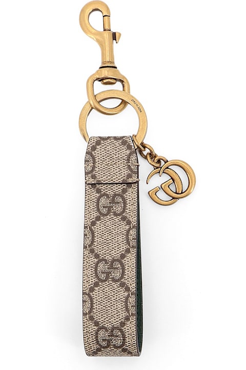 Gucci for Men Gucci Gg Supreme Fabric Keyring