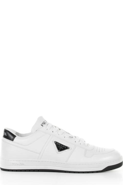 Shoes for Men Prada Downtown Sneakers In Leather