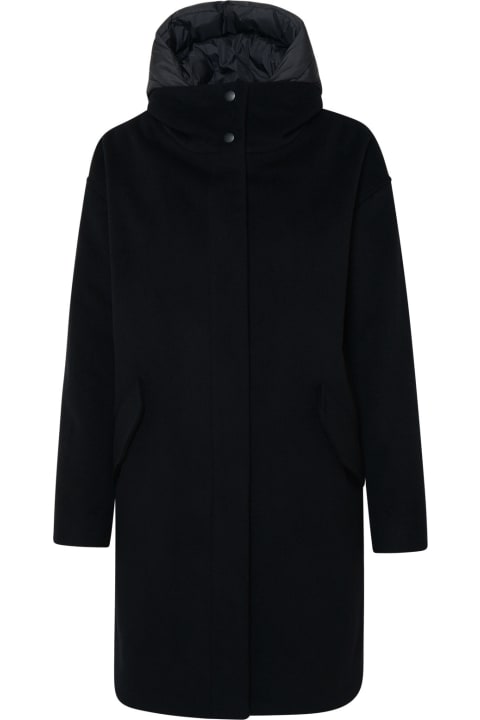 Woolrich Coats & Jackets for Women Woolrich 'kuna' Parka In Black Cashmere Blend