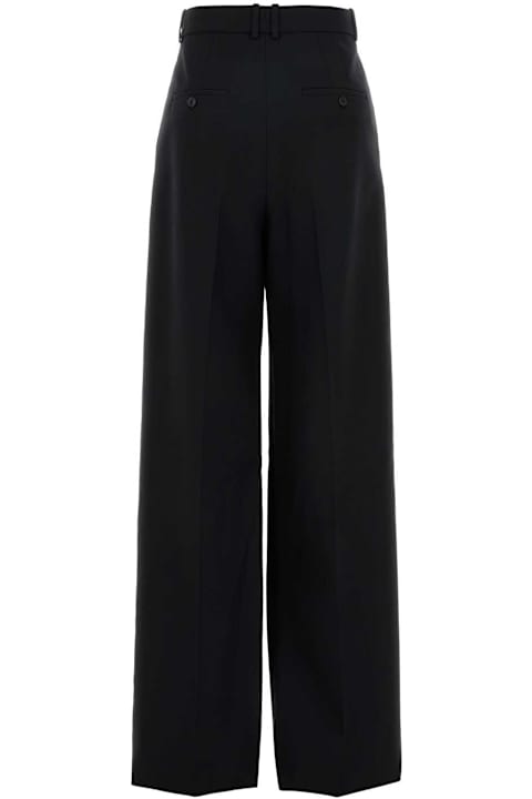 Saint Laurent Clothing for Women Saint Laurent Black Canvas Pant
