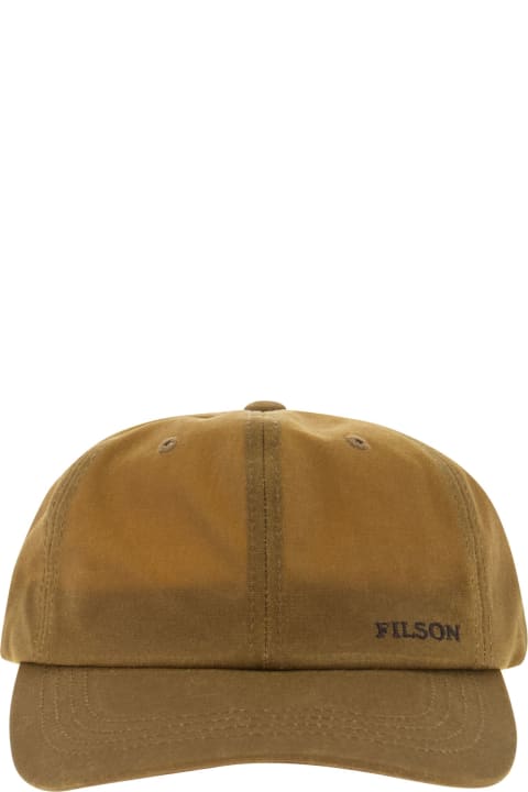 メンズ Filsonの帽子 Filson Waxed Visor Hat