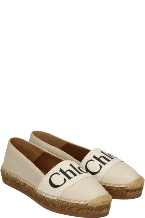 Espadrilles In White Leather