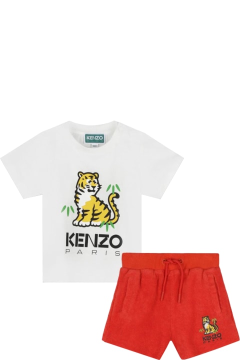 Kenzo Kids Kenzo T-shirt And Shorts