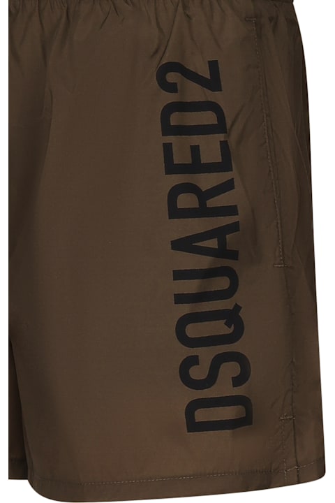 Dsquared2 Swimwear for Men Dsquared2 Midi Boxer With Logo