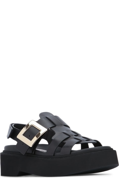 Roger Vivier for Women Roger Vivier Viv Rangers High Metal Sandal