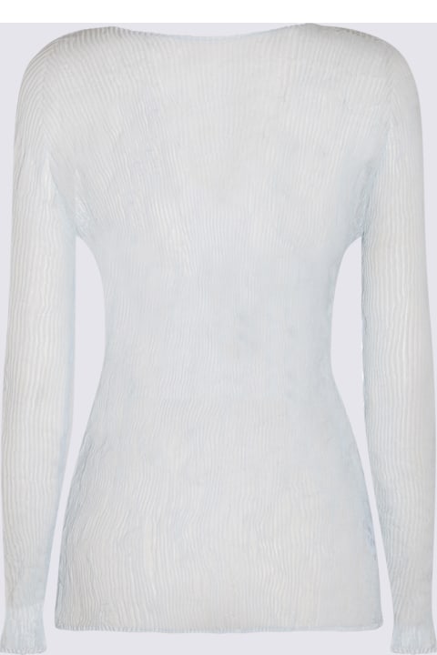 Quiet Luxury for Women Issey Miyake Lught Blue Top