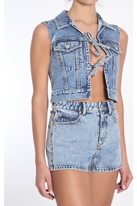 Homeware Alexander Wang Embellished Denim Vest