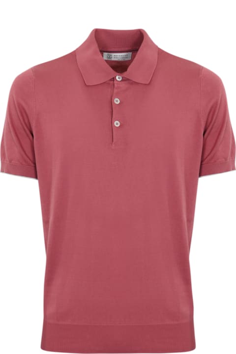 Clothing Sale for Men Brunello Cucinelli Cotton Polo Shirt