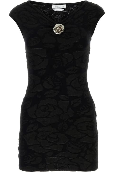 Blumarine Dresses for Women Blumarine Black Polyester Blend Mini Dress