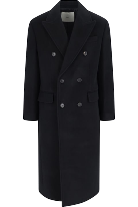 Dunst Double-breasted Wool And Cashmere Coat