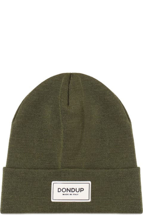 Homeware Dondup Beanie Hat With Applied Logo