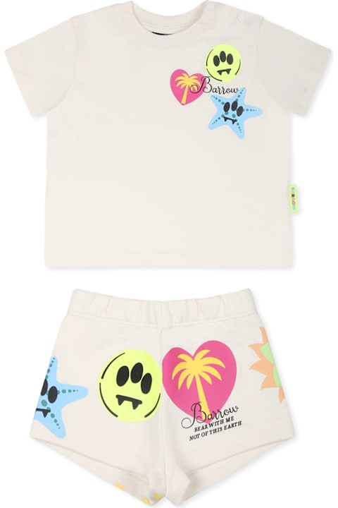 Homeware Barrow Multicolor Suit For Baby Girl With Smiley