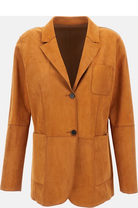 Desa 1972 Men Desa 1972 Reversible Leather Blazer