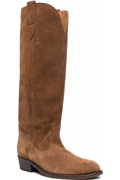 Fashion for Women Via Roma 15 Brown Suede Boots