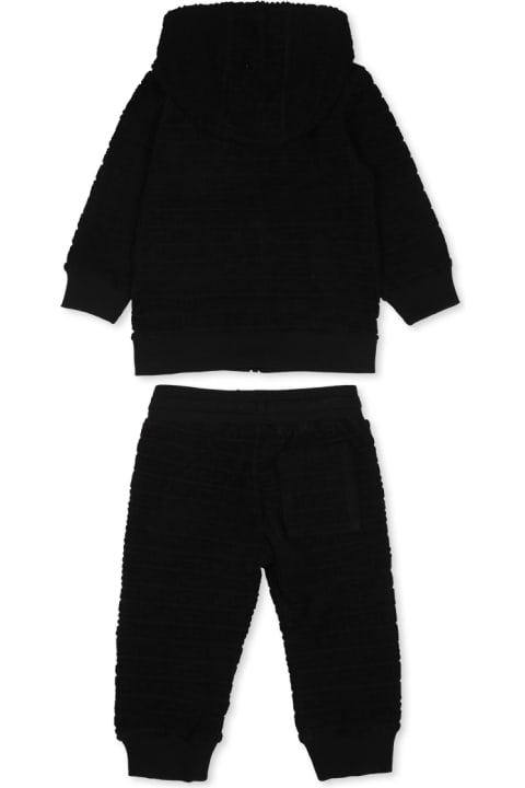 Givenchy Bottoms for Baby Girls Givenchy Black Suit For Baby Boy With 4g Motif