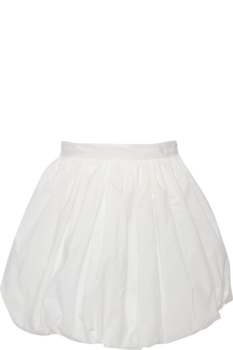 Monnalisa Bottoms for Girls Monnalisa White Baloon Skirt