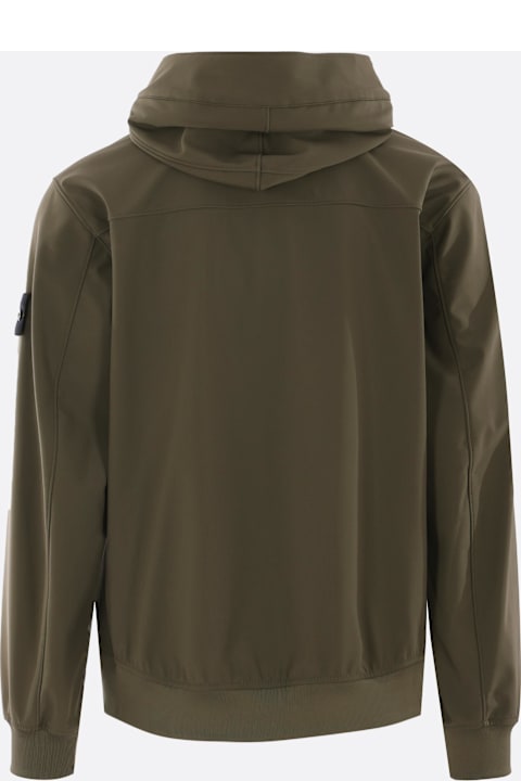 Stone Island Light Soft Shell-r E.dye® Technology Windbreaker