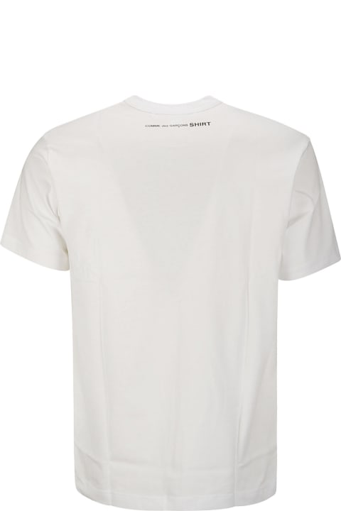 Fashion for Men Comme des Garçons Shirt Cotton Jersey Plain With Printed Cdg Shirt L