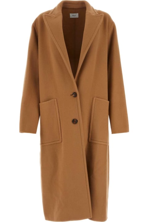 Bally Coats & Jackets for Women Bally Camel Wool Blend Coat