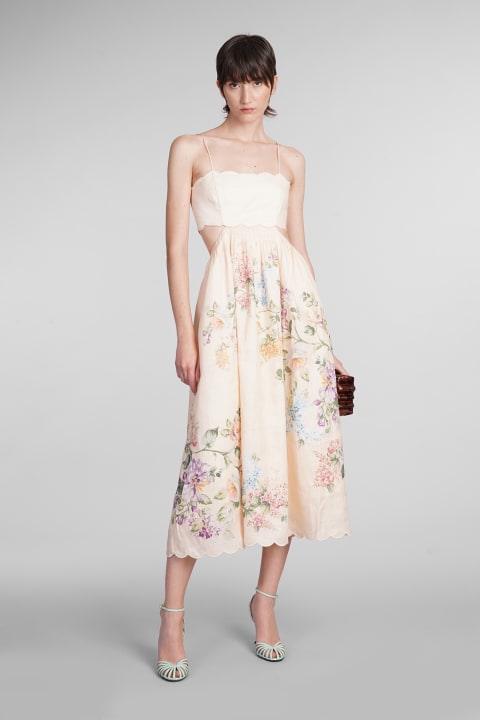 Fashion for Women Zimmermann Floral Printed Midi Dress