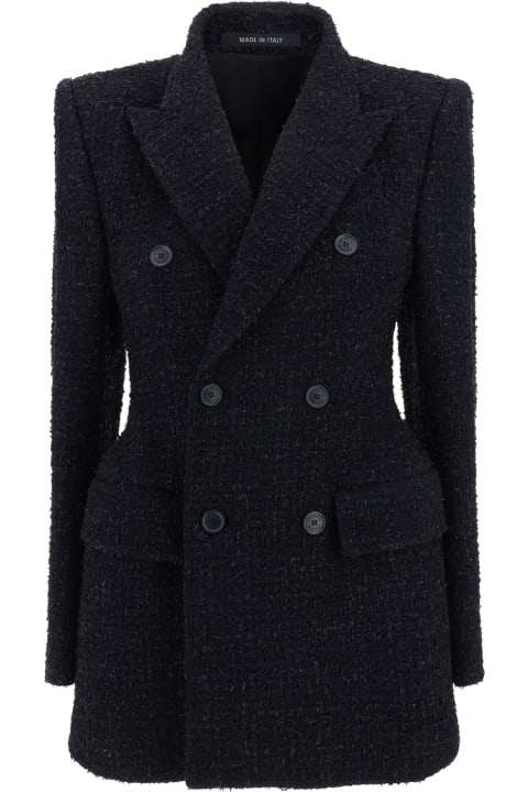 Coats & Jackets for Women Balenciaga Hourglass Bouclè Jacket