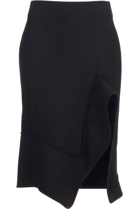 Bottega Veneta Clothing for Women Bottega Veneta Structured Midi Skirt