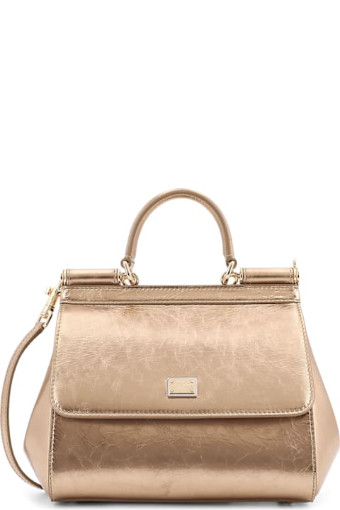 حقائب لـ السيدات Dolce & Gabbana Sicily Media Shoulder Bag