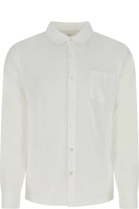 メンズ Hartfordのウェア Hartford White Cotton Shirt