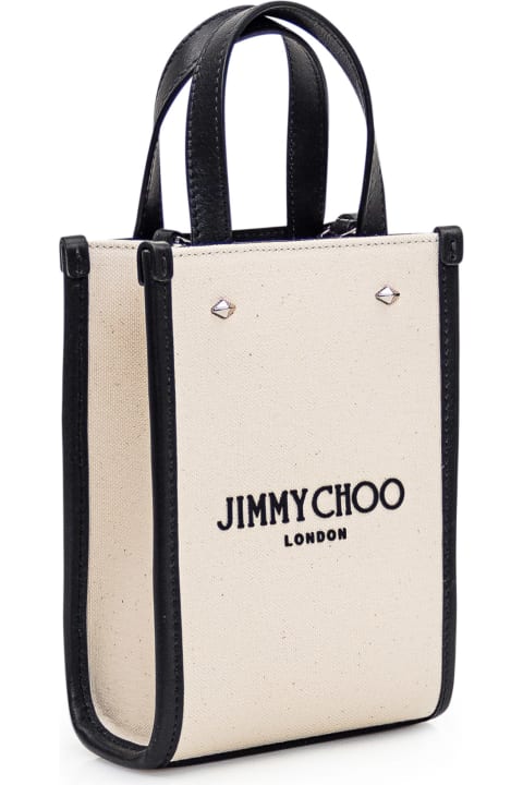 JIMMY CHOO ANISE75PATDUSTYBLUE 関税送料込 Jimmy Choo Tote Mini N/s Bag | italist