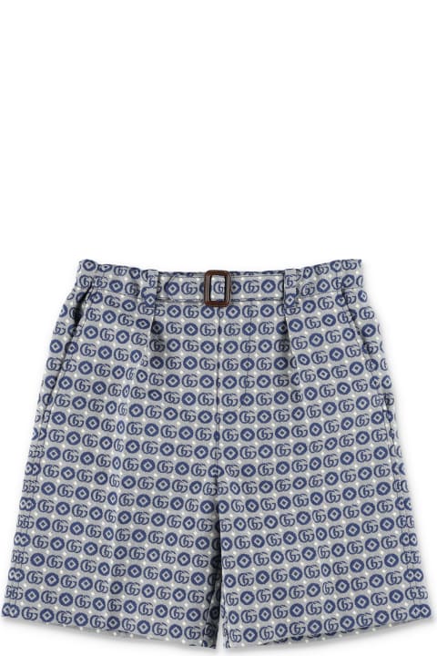 Gucci Sale for Kids Gucci Double G Geometric Shorts