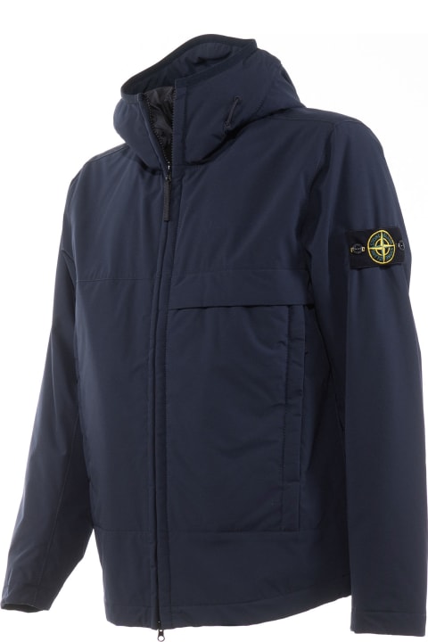 Stone Island Clothing for Men Stone Island Jacket With Zip And Hood