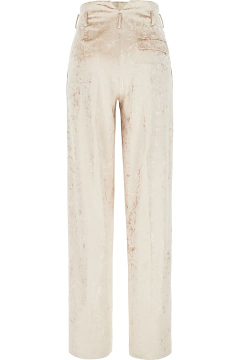 Genny سراويل طويلة وقصيرة لـ السيدات Genny Sand Chenille Pants