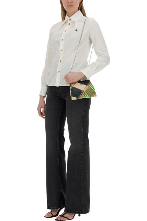 Vivienne Westwood Topwear for Women Vivienne Westwood Shirt With Orb Embroidery