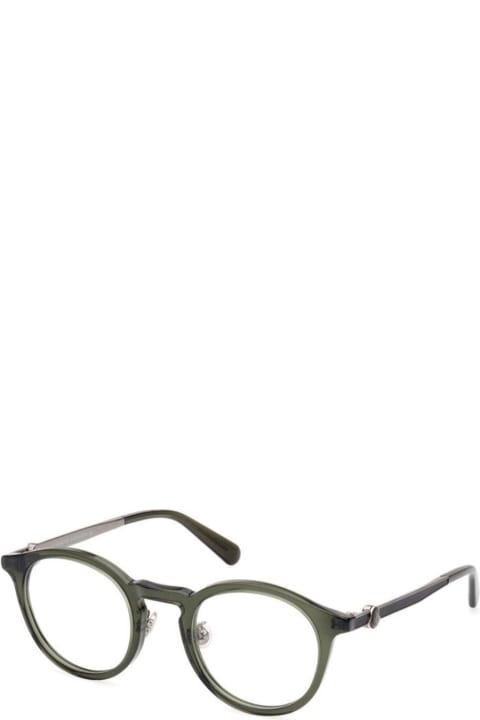 Eyewear for Men Moncler Round Frame Glasses