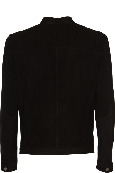 DFour Clothing for Men DFour Band Collar Zipped Jacket