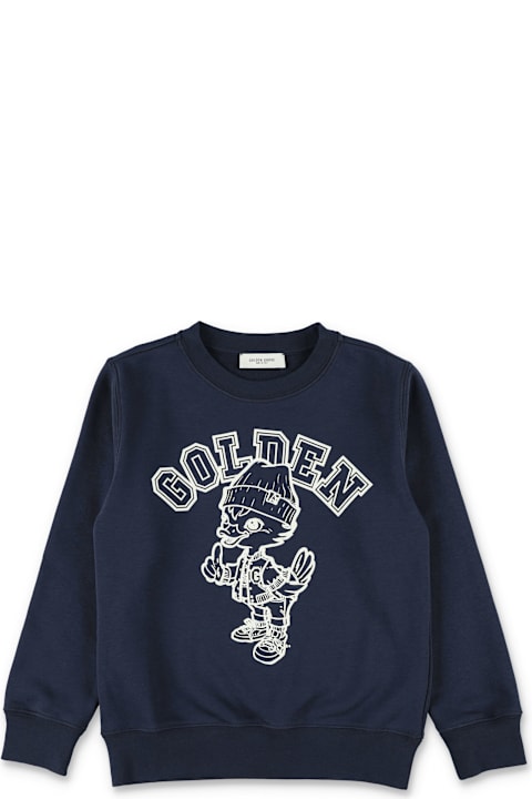 Homeware Golden Goose Golden Goose Kids Navy Mascot Sweatshirt