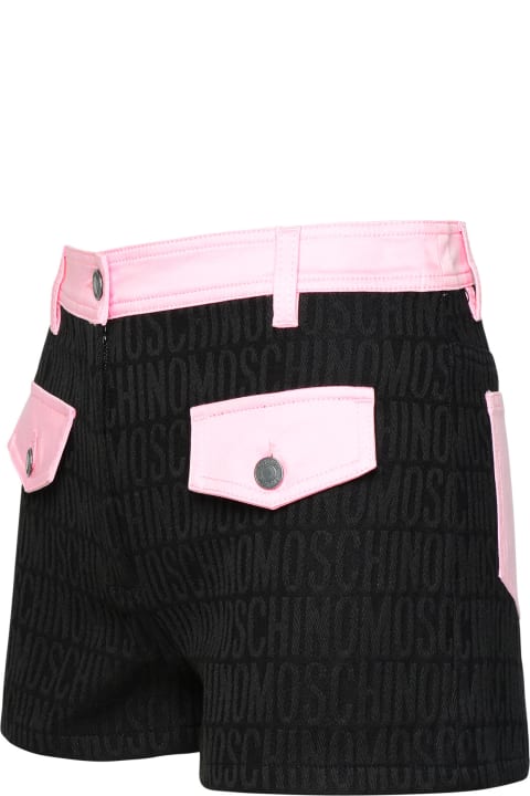 Moschino for Women Moschino Black Cotton Blend Shorts