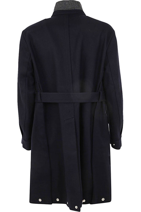 Sacai Coats & Jackets for Men Sacai Belted Long Coat
