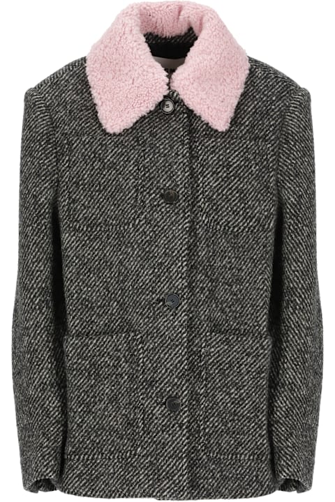 MSGM Coats & Jackets for Women MSGM Wool Coat