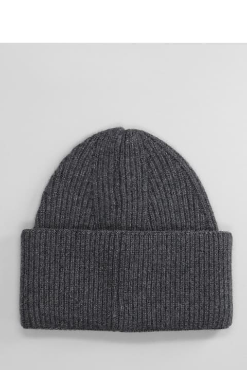 Laneus قبعات لـ السيدات Laneus Hats In Grey Cashmere