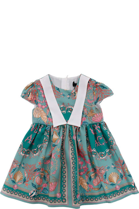 Homeware Versace Multicolor La Vacanza Dress For Baby Girl