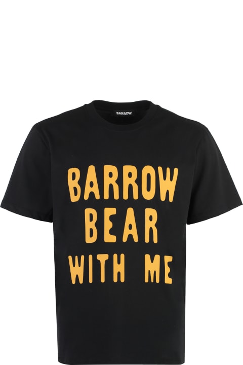 Barrow for Men Barrow Black 'barrow Bear With Me' T-shirt