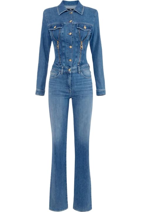 Jumpsuits for Women Elisabetta Franchi Denim Jumpsuit Elisabetta Franchi