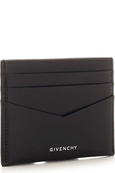 Accessories Sale for Men Givenchy Black Leather Card Holder
