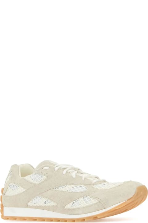 Bottega Veneta Sneakers for Men Bottega Veneta Bicolor Mesh And Suede Orbit Sneakers