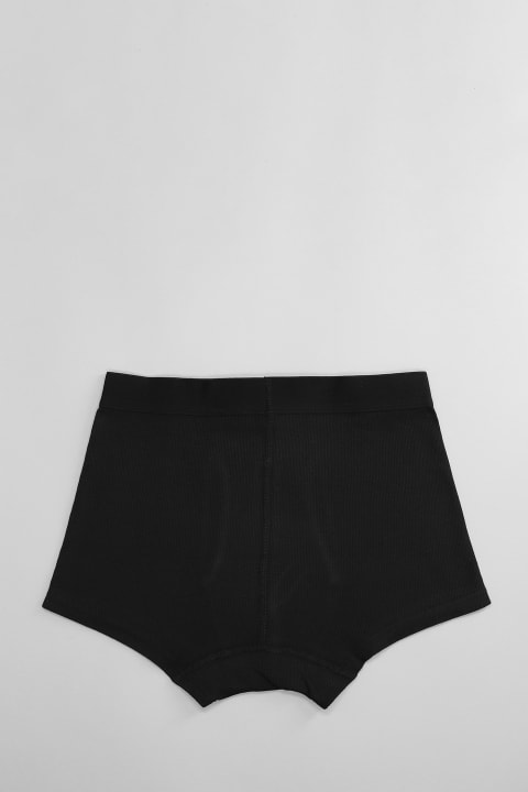 Underwear for Men Marine Serre Lingerie In Black Cotton