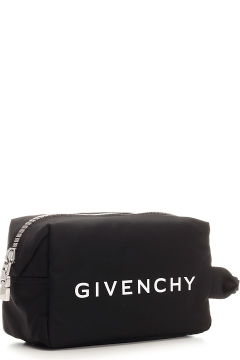 メンズ トラベルバッグ Givenchy G-zip Toilet Pouch