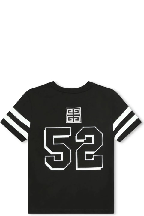 Givenchyのボーイズ Givenchy Black Givenchy 4g 1952 T-shirt