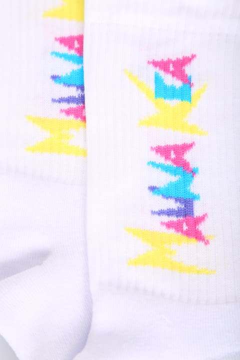 Mauna Kea Underwear for Men Mauna Kea Multicolor Logo Socks